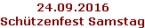 24.09.2016 SchÃ¼tzenfest Samstag